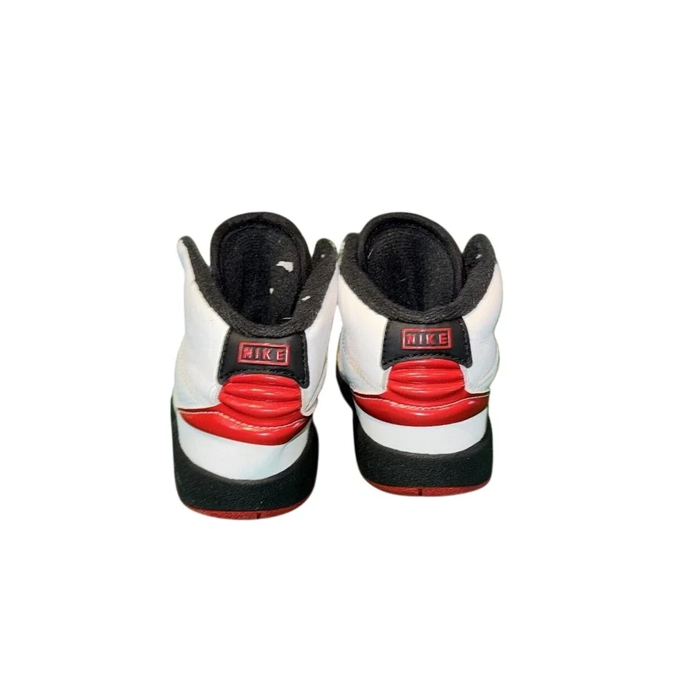 Nike Air Jordan 2 Retro Chicago White Red Black Toddler Shoes 9C‎ DQ8563-106